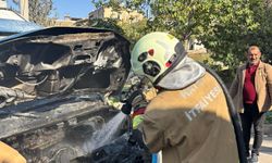 Hatay İskenderun’da Feci Yangın! Yolcu Minibüsü Alev Aldı!