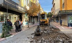 Bigadiç Belediyesi Hitay Caddesi’nde Yenileme Çalışmalarına Başladı