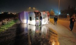 Balıkesir Çevre Yolu’nda Feci Kaza! Tır Devrildi!