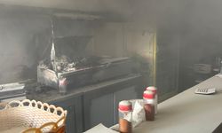 Burhaniye'de Feci Yangın! İşletmenin Bacasından Alevler Yükseldi!