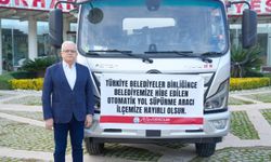 TBB'den Burhaniye Belediyesi'ne hediye temizlik aracı