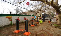 Edremit’te Kızılkeçili Mahallesi’ne Yeni Açık Hava Spor Aletleri Kuruldu