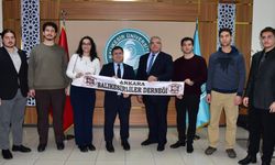 Ankara Balıkesirliler Derneği, BAÜN Rektörü Prof. Dr. Yücel Oğurlu’yu Ziyaret Etti