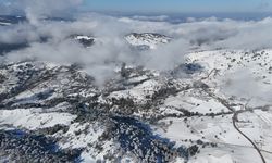 Balıkesir'de Kar Sürprizi Yüksek Kesimler Beyaza Büründü!