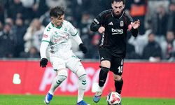 10 Kişi Kalan Beşiktaş, Konyaspor'u Orkun Kökçü İle Devirdi! Asllani Kırmızı Kart Gördü!