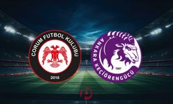 Çorum FK - Keçiörengücü Maçının İlk 11'leri Belli Oldu!