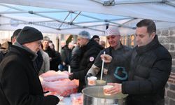 Yeni yılın ilk sabahı... Çorbalar Büyükşehir'den...