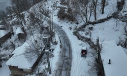 Balıkesir'de karla mücadele seferberliği.. Ekipler 7/24 sahada