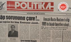 27 Ocak 1990 Cumartesi: Çöp sorununa çare