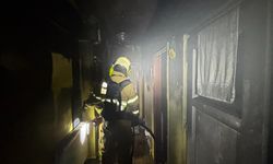 Erdek’te Apartman Dairesinde Yangın Paniği