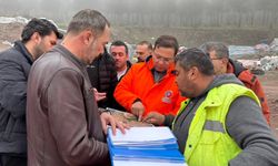 Sındırgı’daki TOKİ 3. Etap Şantiye Alanında Altyapı Çalışmaları İncelendi