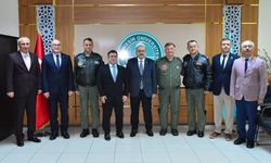 Vali Ustaoğlu ve Korgeneral Kadıoğlu’ndan BAÜN Rektörü Yücel Oğurlu’ya Ziyaret