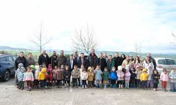 Minik Öğrenciler BAÜN Kampüsünde Toprakla Buluştu! Rektör de Fidan Dikti