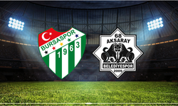 Bursaspor - 68 Aksaray Belediyespor Maçının İlk 11'leri Belli Oldu!