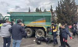 Edirne'de Kamyon ile Motosiklet Çarpıştı!