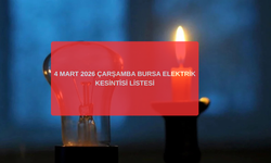 Bursa’da 4 Mart Çarşamba Büyük Elektrik Kesintisi! 6 İlçede Saatlerce Sürecek: İşte Sokak Sokak Tam Liste