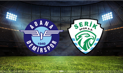 Adana Demirspor - Serik Spor Maçının İlk 11'leri Belli Oldu!
