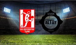 Balıkesirspor - Altay Maçının İlk 11'leri Belli Oldu!