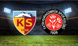 Kayserispor - Fatih Karagümrük Maçının İlk 11'leri Belli Oldu!