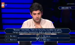 Kim Milyoner Olmak İster'de Dil Bilgisi Sınavı: Bozayı Ayrı mı Yazılır Birleşik mi?