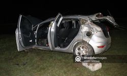 Amasya'da Otomobil Devrildi: 2 Yaralı