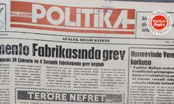 26 Mart 1990 Pazartesi; Çimento Fabrikasında grev