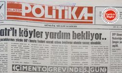 30 Mart 1990 Cuma: Guatrlı köyler yardım bekliyor