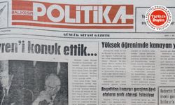 12 Mart 1990 Pazartesi: Evren’i konuk ettik