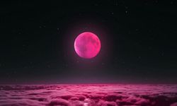 Dünya'nın Gözü Bu Doğa Olayında! Ay Pembe Rengine Bürünüyor!  Pembe Dolunay Ne Zaman? Türkiye'den Görünecek mi?