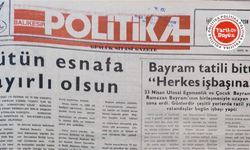 30 Nisan 1990 Pazartesi: Bütün esnafa hayırlı olsun