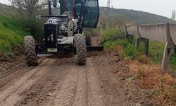 Bigadiç Salmanlı Mahallesi'nde arazi yolları düzenleniyor