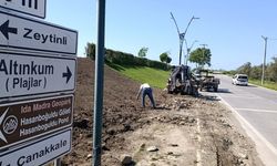 Edremit Zeytinli Alt Geçidinde Altyapı Bitti, Peyzaj Mesaisi Başladı