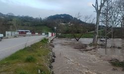 Biga'da Sağanak Alarımı: Kocabaş Çayı Taştı, Araçlar Forkliftlerle Kurtarıldı