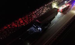 Konya’dan İstanbul’a Gidiyordu, Yolda Alev Aldı: Sürücü Canını Zor Kurtardı