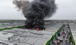 Adana'da Korkutan Alevler! Geri Dönüşüm Tesisi ve 5 İş Yeri Alevlere Teslim Oldu...