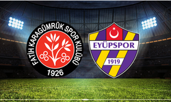 Fatih Karagümrük - Eyüpspor Maçının İlk 11'leri Belli Oldu!