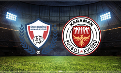 Sincan Belediyesi Ankaraspor - Karaman FK Maçı Ne Zaman? Saat Kaçta? Hangi Kanalda?