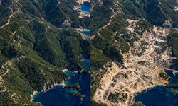 Marmara Adası’nda Yeşil Gitti, Beyaz Taş Kaldı: Adadaki Tahribatın Fotoğrafı Sosyal Medyayı Salladı!