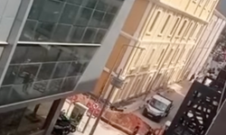 İzmir Alsancak'ta Korkutan Dakikalar! Doğalgaz Borusu Patladı!