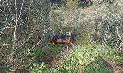 Bigadiç Babaköy'de Dehşet Anları! Traktör Kazasında 2 Kişi Yaralandı!