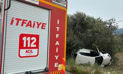 Edremit'te Korkutan Kaza! Altınoluk'ta Can Pazarı! Araç Hurdaya Döndü!