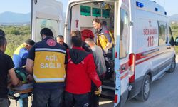 Havran'da Korkutan Kaza! Küçükdere Mevkiinde Kamyon Devrildi: Yaralılar Var!