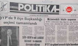17 Mayıs 1990 Perşembe: DYP’de 9 ilçe başkanlığı seçimi tamamlandı