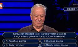 Milyoner'de 100 Bin TL'lik Soru: Hangi Trafik İşaret Levhası Yoktur?