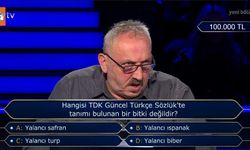 TDK Sözlüğünde Hangi Bitki Yok? Milyoner'deki 100 Bin TL'lik Soru!