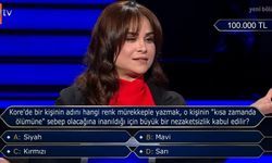 Milyoner'de 100 Bin TL'lik Kore Sorusu! Kore'de İsim Yazarken Hangi Renk Mürekkep Yasak?