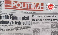 8 Mayıs 1990 Salı: Trafik Eğitim Pisti çürümeye terk edildi