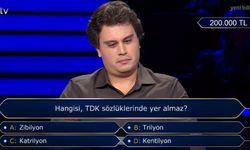 Milyoner'de "Zibilyon" Sürprizi: Halk Dilinde Var, TDK'da Yok!