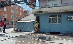 Havran'da Korkutan Ev Yangını! İtfaiye Söndürdü