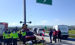 Bolu'da Feci Kaza: Beton Direğe Çarpan Otomobilde Karı Koca Hayatını Kaybetti